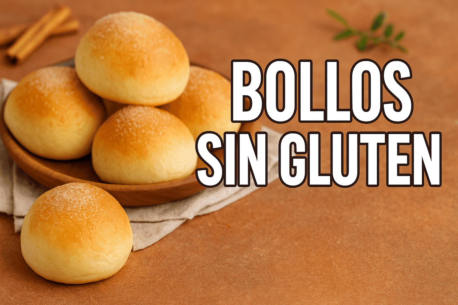 Aprende a preparar bollos sin gluten con harina de arroz y almidón de maíz. Son tiernos, esponjosos y perfectos para desayunos o meriendas.