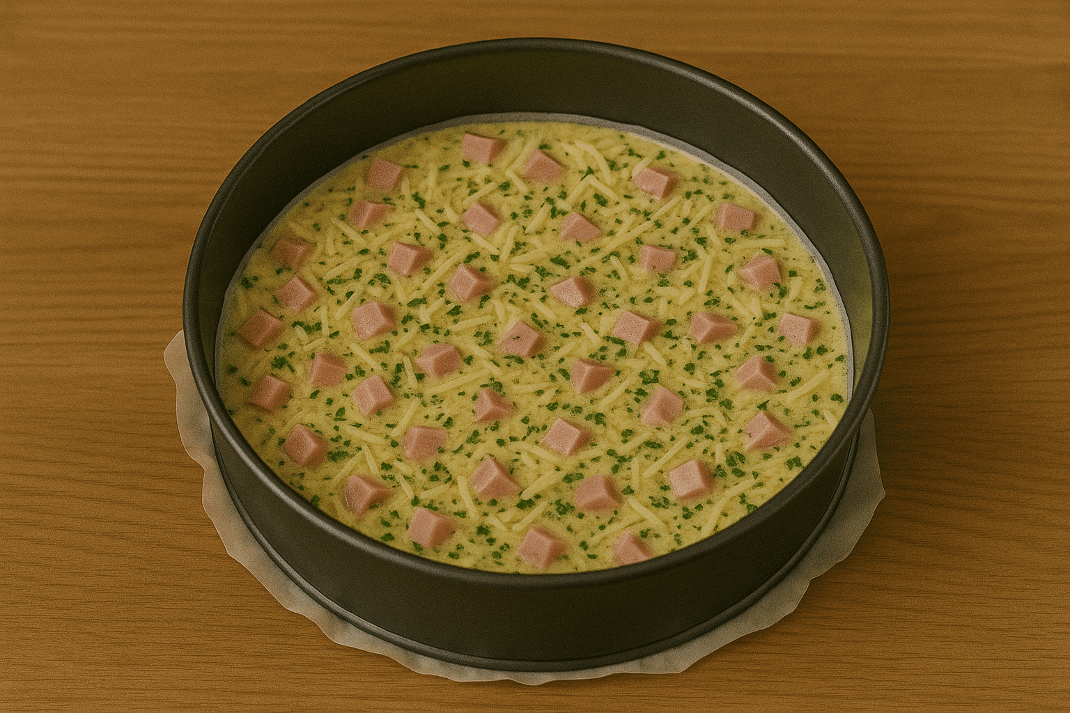 🥖 Receta de Tarta Salada Sin Gluten de Jamón y Queso | Rápida y Deliciosa