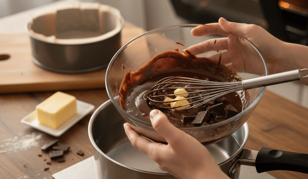 🎂🍫 Receta de Pastel de Chocolate Sin Harina | Postre Fudgy y Delicioso