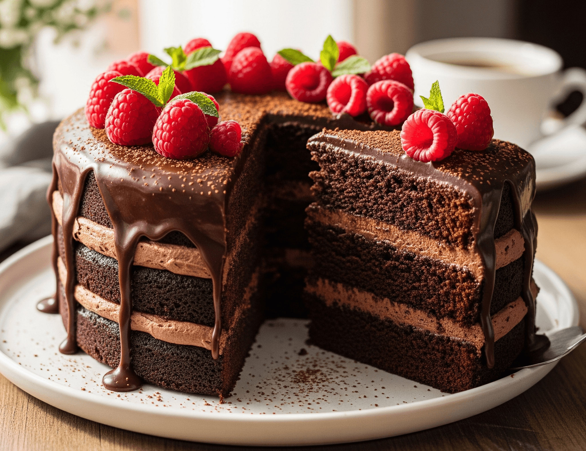 🎂🍫 Receta de Pastel de Chocolate Sin Harina | Postre Fudgy y Delicioso
