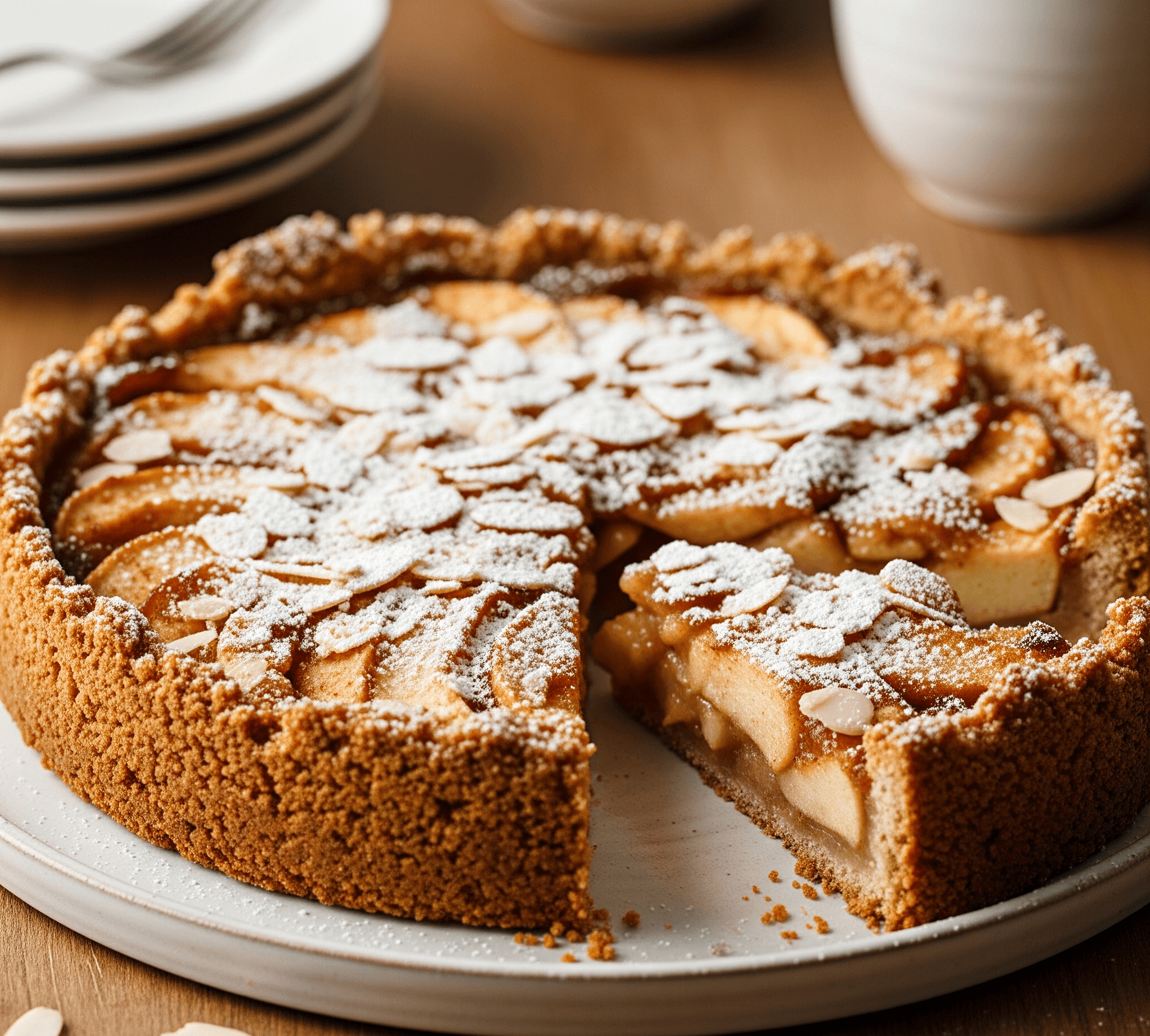 🍎 Receta de Tarta de Manzana Sin Gluten | Jugosa y Fácil
