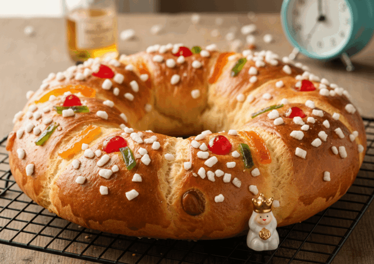 Receta de Roscón de Reyes Sin Gluten | Esponjoso y Aromático para Navidad