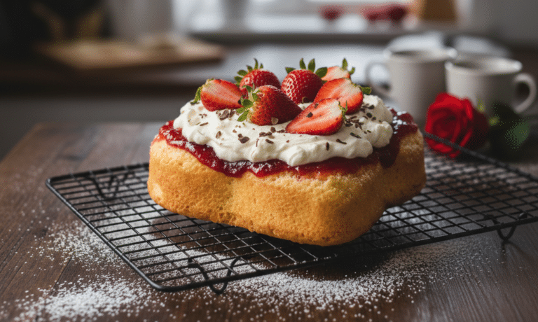 Bizcocho sin Gluten para San valentin PASO A PASO