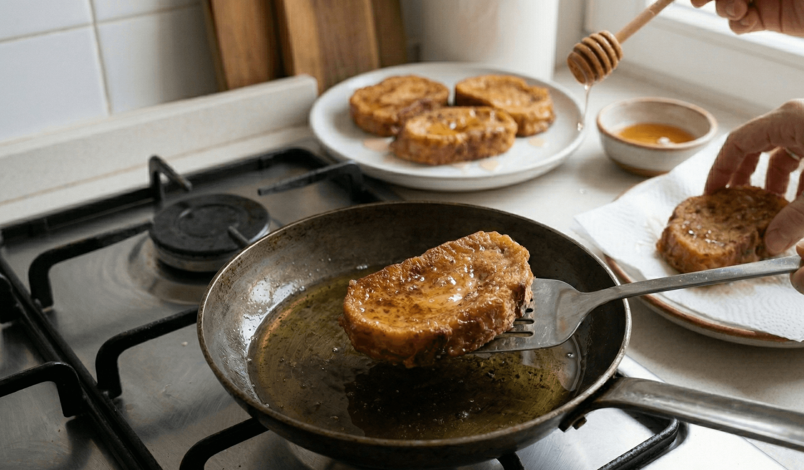 Torrijas de Semana santa con Miel y sin Gluten