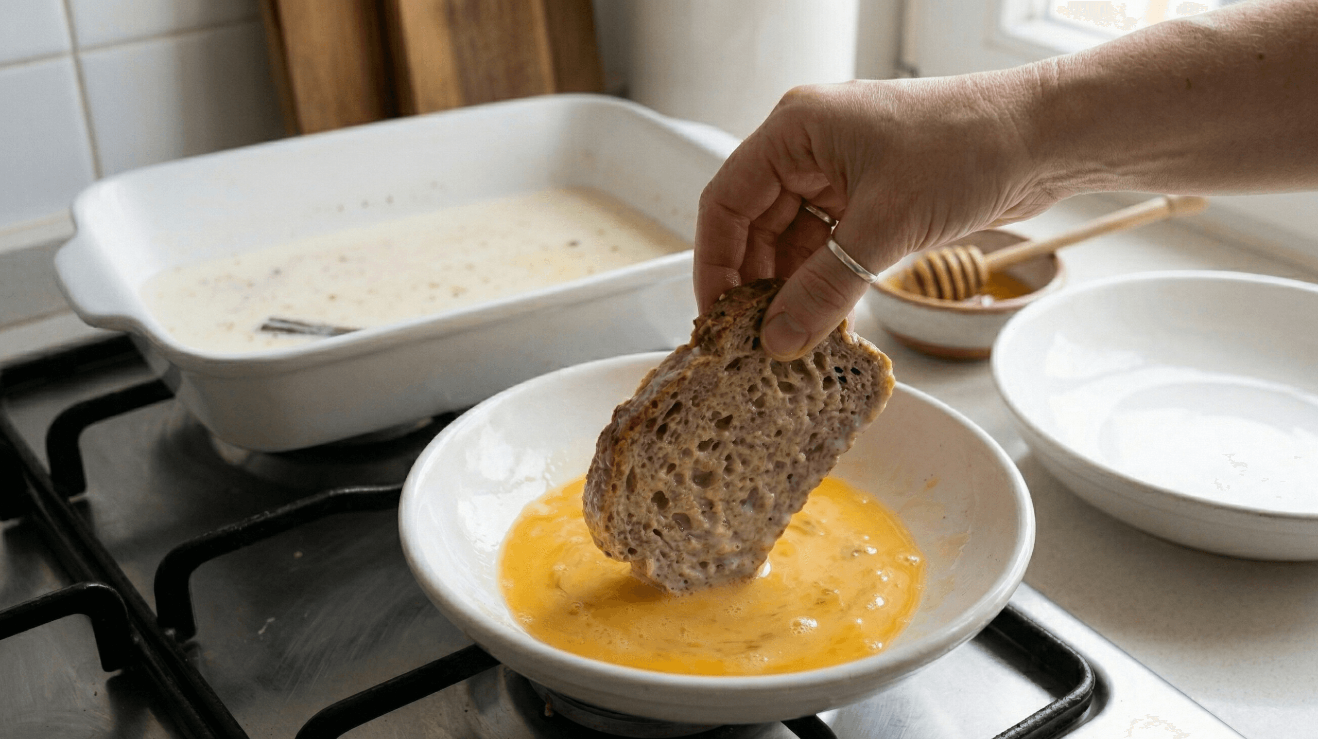 Torrijas de Semana santa con Miel y sin Gluten